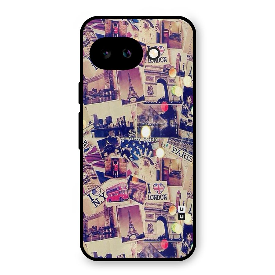 Travel Pictures Metal Back Case for Google Pixel 9a