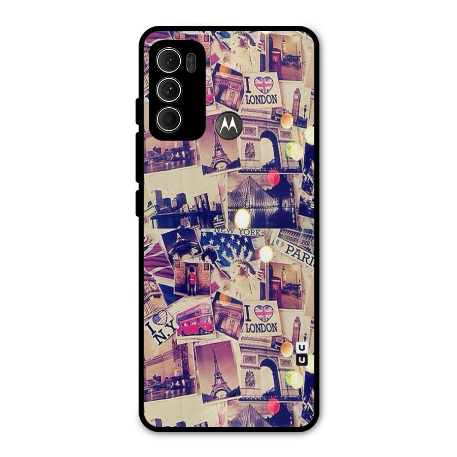 Travel Pictures Metal Back Case for Moto G60