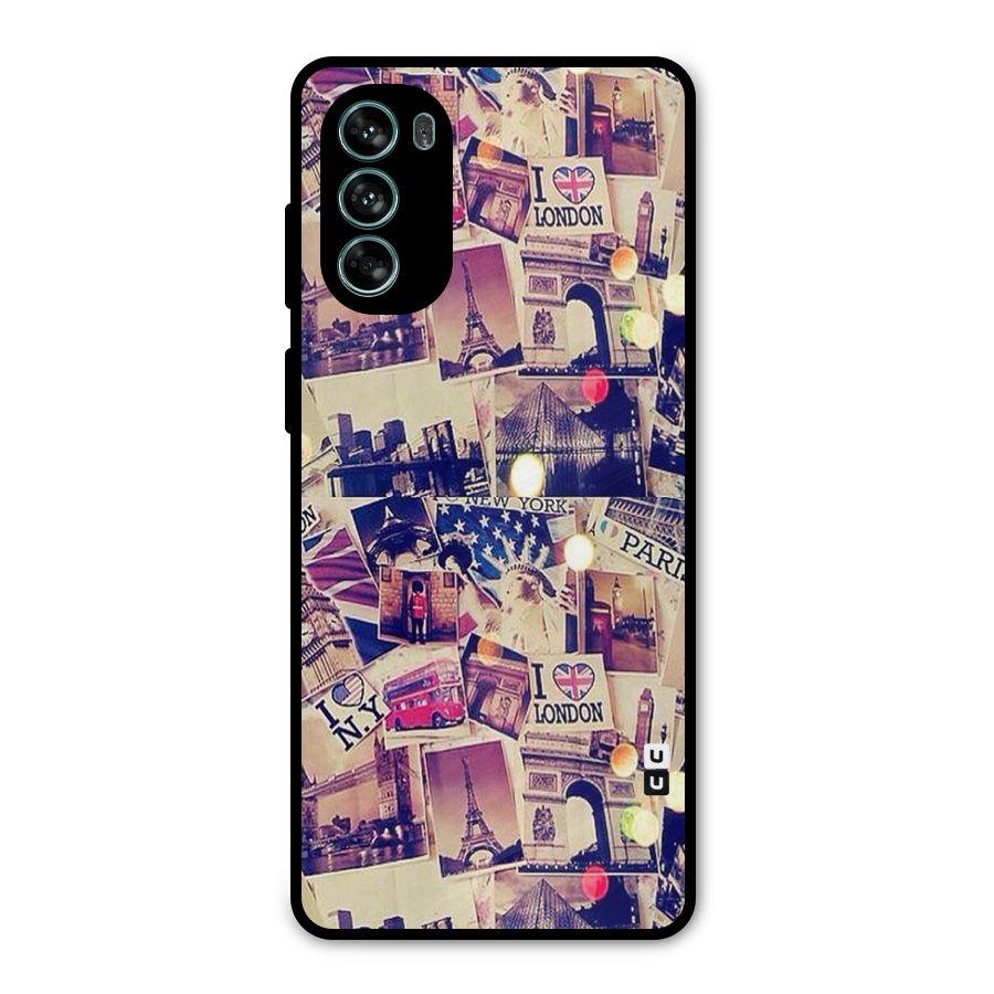 Travel Pictures Metal Back Case for Moto G62