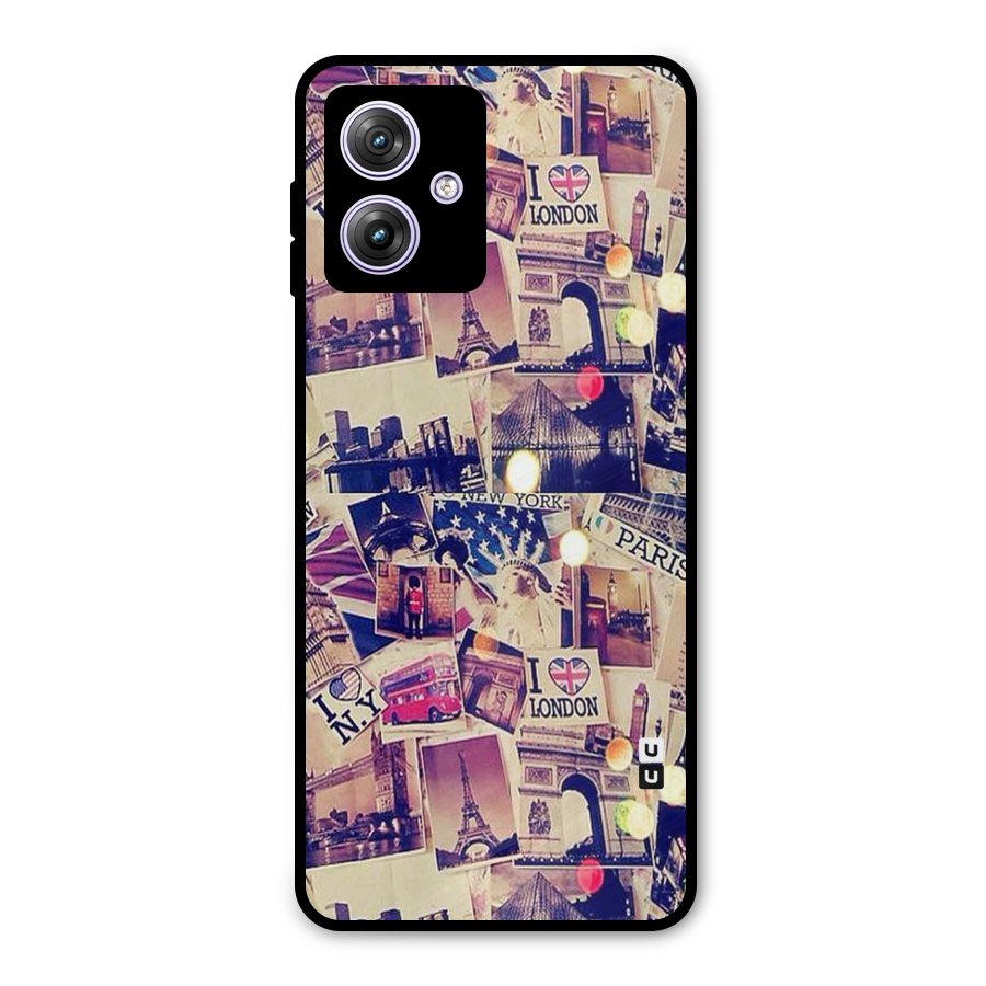 Travel Pictures Metal Back Case for Moto G64
