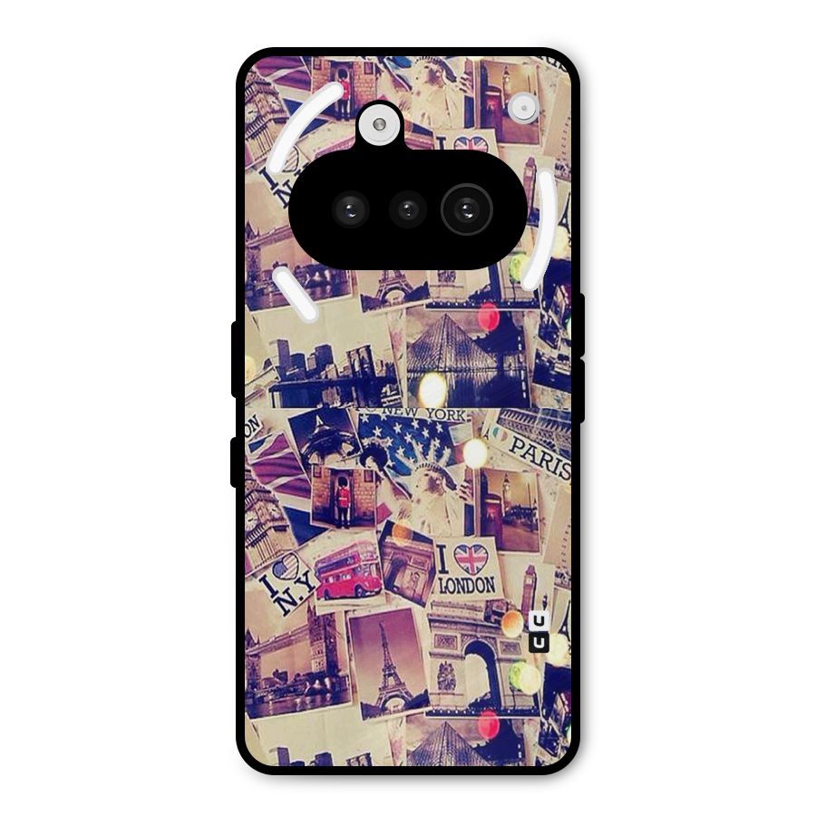 Travel Pictures Metal Back Case for Nothing Phone 3a