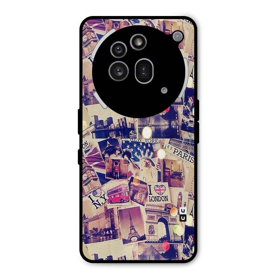 Travel Pictures Metal Back Case for Nothing Phone 3a Pro
