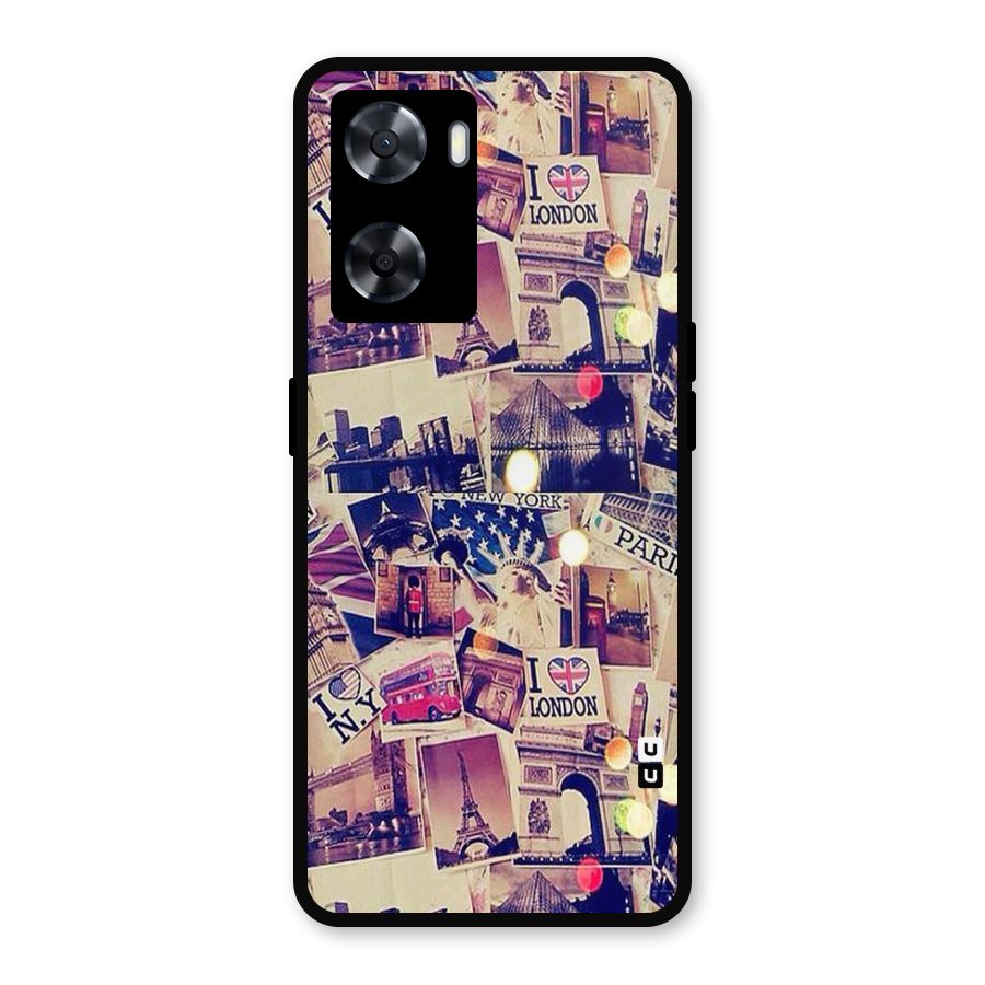 Travel Pictures Metal Back Case for OnePlus Nord N20 SE