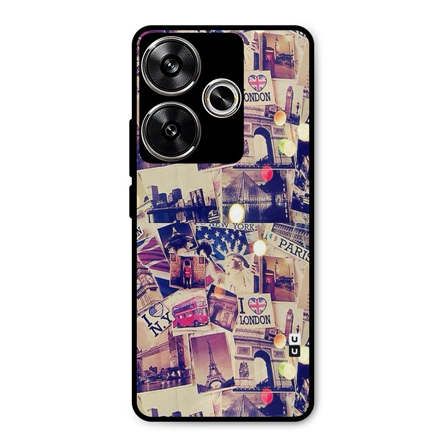 Travel Pictures Metal Back Case for Poco F6
