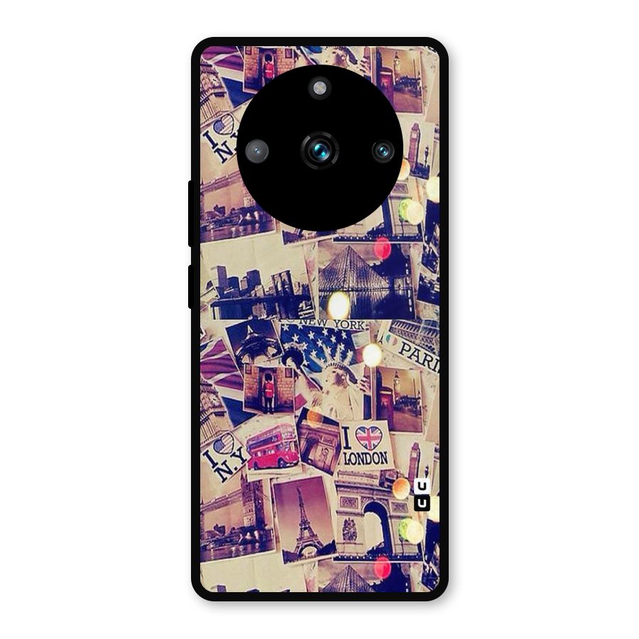 Travel Pictures Metal Back Case for Realme 11 Pro Plus