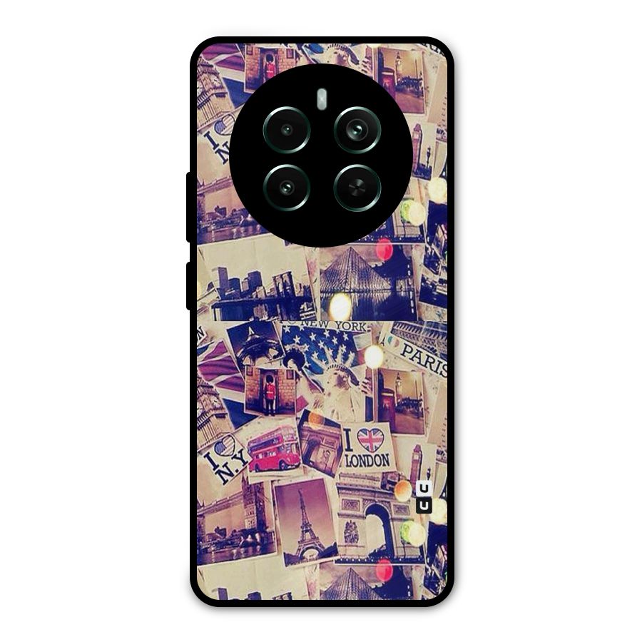 Travel Pictures Metal Back Case for Realme 12 Pro Plus