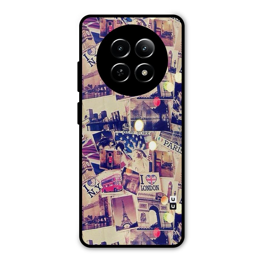 Travel Pictures Metal Back Case for Realme 13
