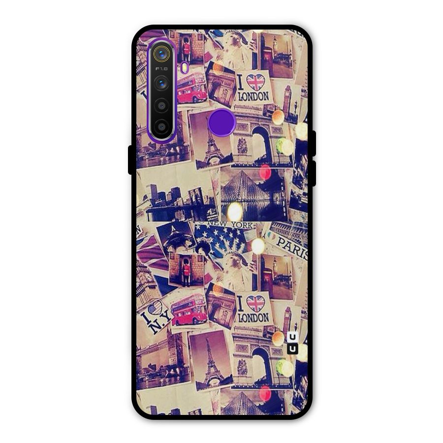 Travel Pictures Metal Back Case for Realme 5