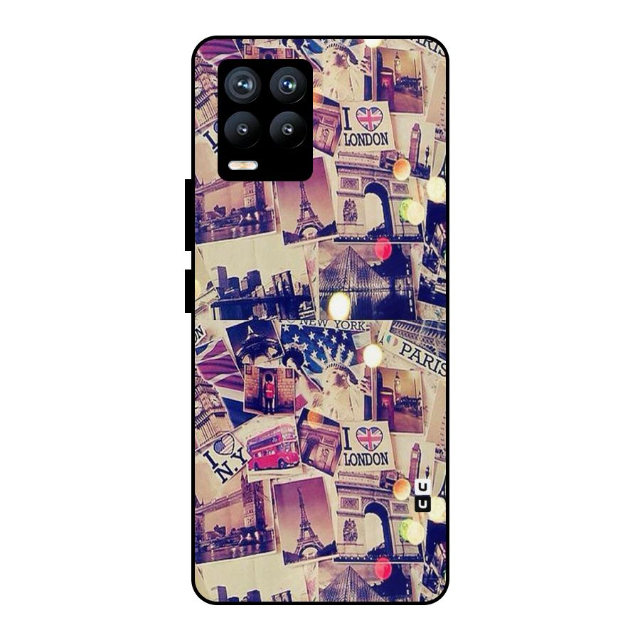 Travel Pictures Metal Back Case for Realme 8 Pro