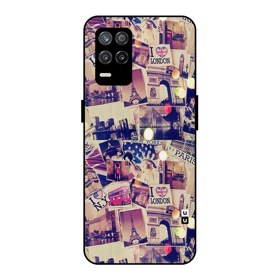 Travel Pictures Metal Back Case for Realme 9 5G