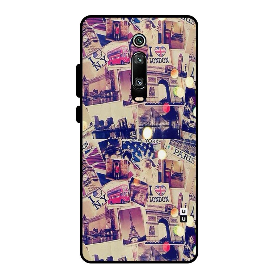 Travel Pictures Metal Back Case for Redmi K20 Pro