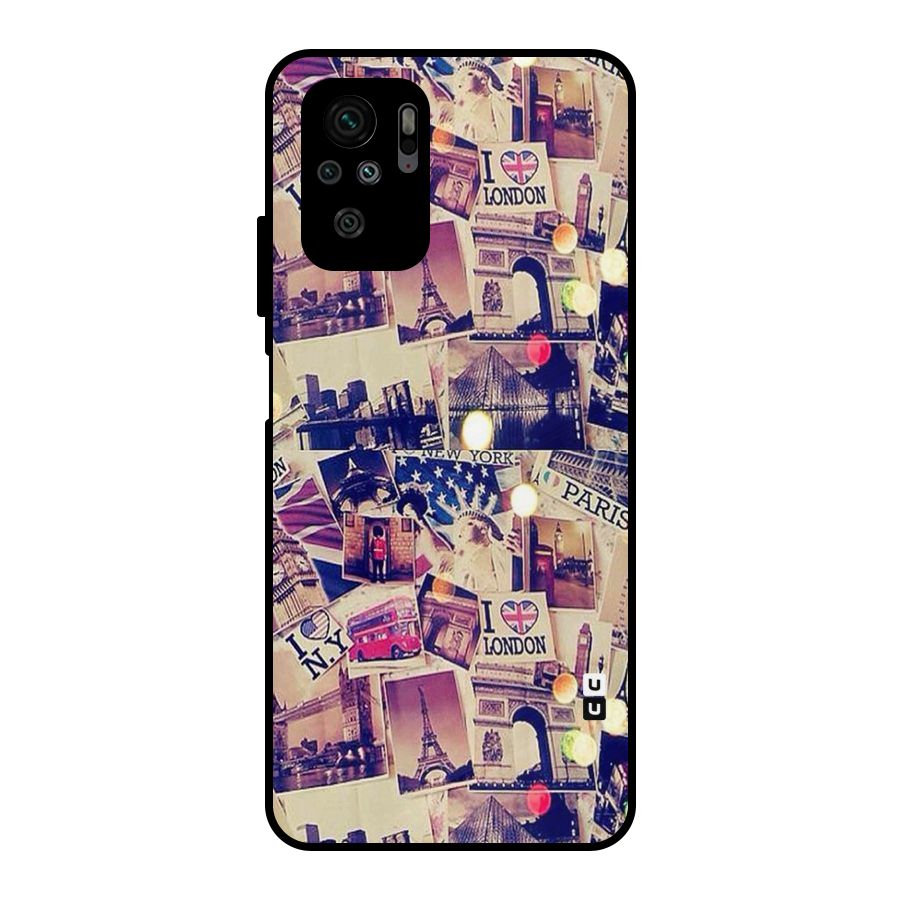 Travel Pictures Metal Back Case for Redmi Note 10S