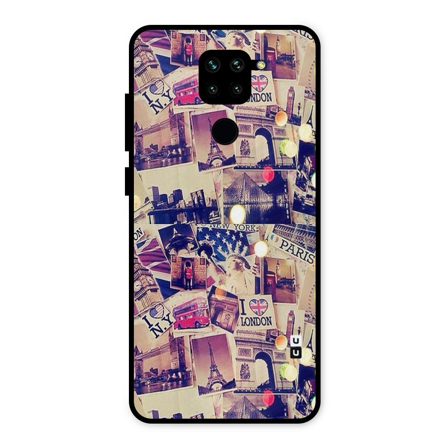 Travel Pictures Metal Back Case for Redmi Note 9
