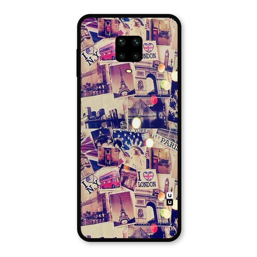 Travel Pictures Metal Back Case for Redmi Note 9 Pro Max