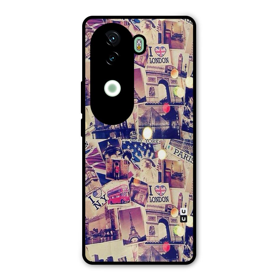 Travel Pictures Metal Back Case for Vivo V40e
