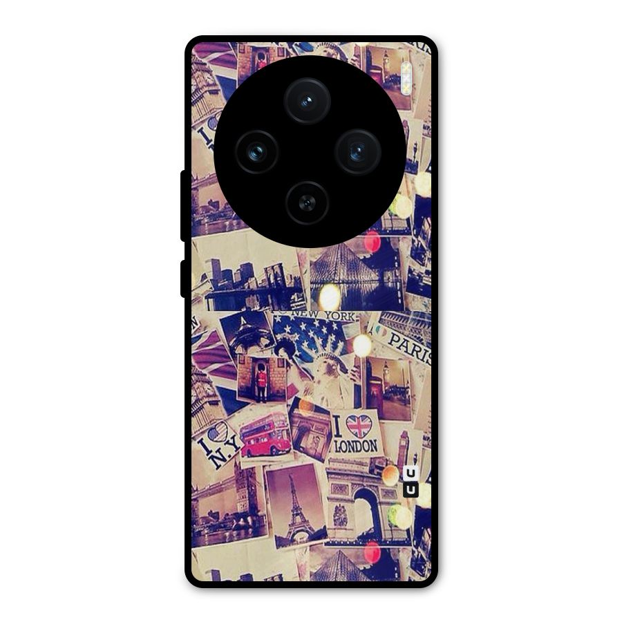 Travel Pictures Metal Back Case for Vivo X100