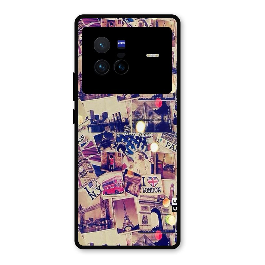 Travel Pictures Metal Back Case for Vivo X80