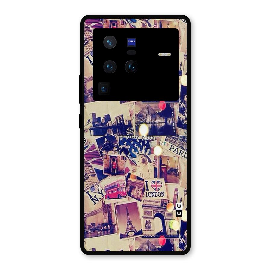Travel Pictures Metal Back Case for Vivo X80 Pro