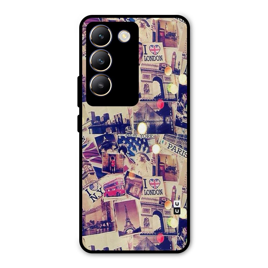 Travel Pictures Metal Back Case for Vivo Y200e
