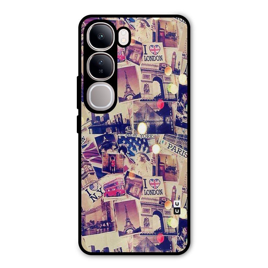 Travel Pictures Metal Back Case for Vivo Y300