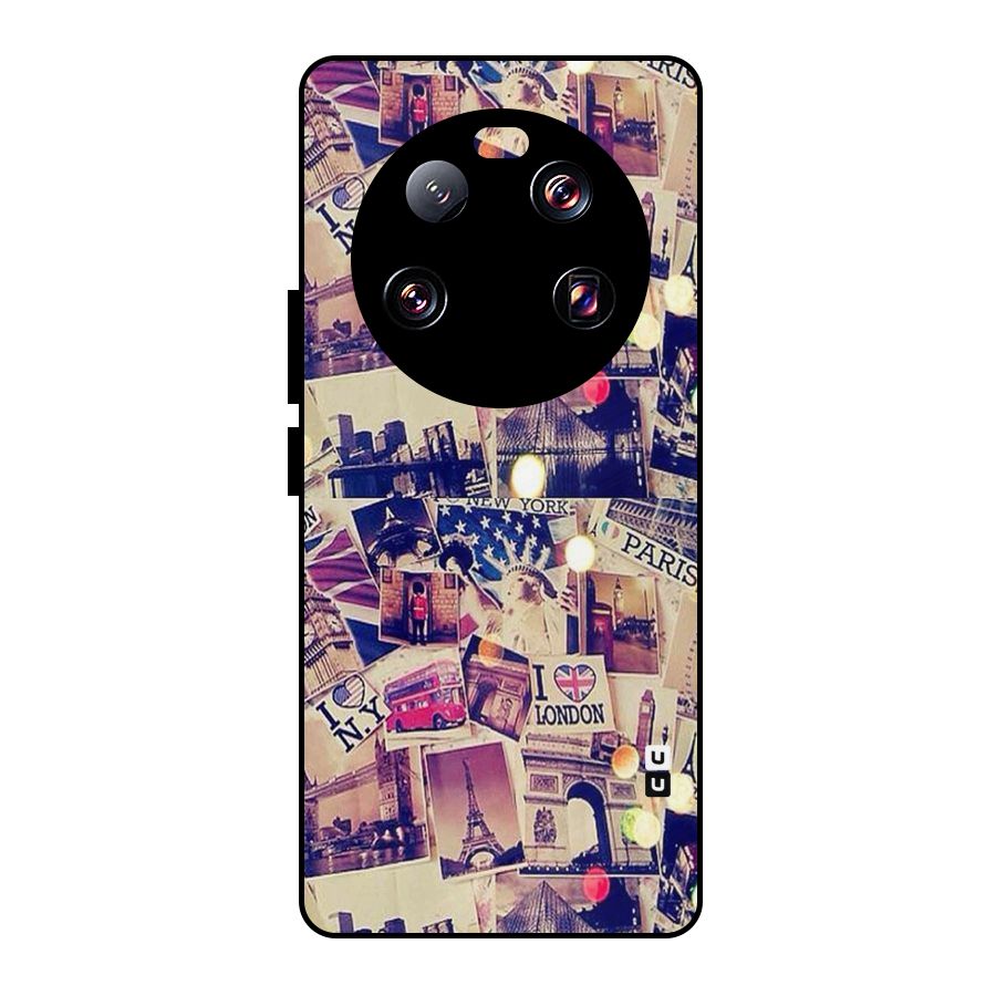 Travel Pictures Metal Back Case for Xiaomi 13 Ultra