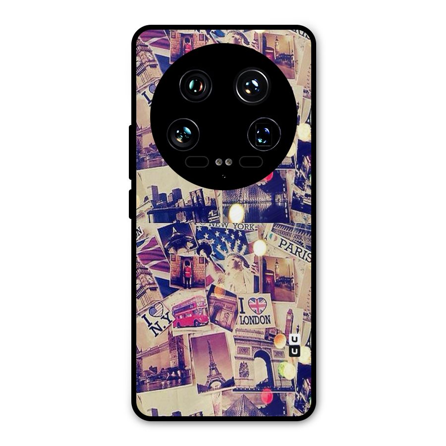 Travel Pictures Metal Back Case for Xiaomi 14 Ultra