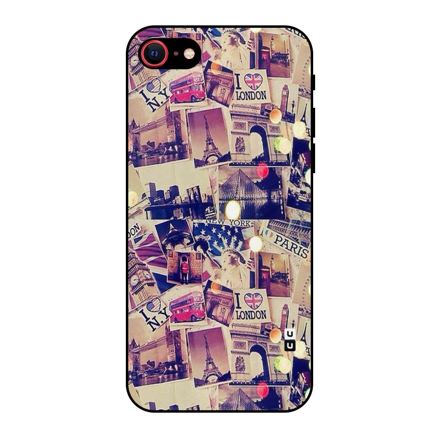 Travel Pictures Metal Back Case for iPhone SE 2020