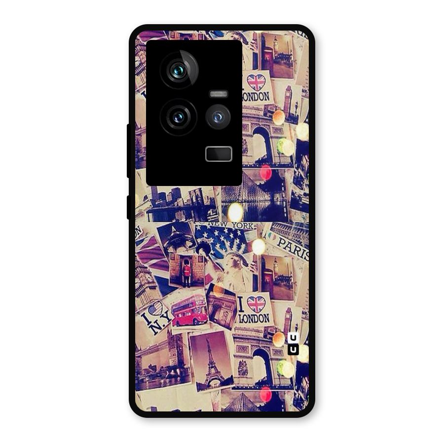 Travel Pictures Metal Back Case for iQOO 11 5G