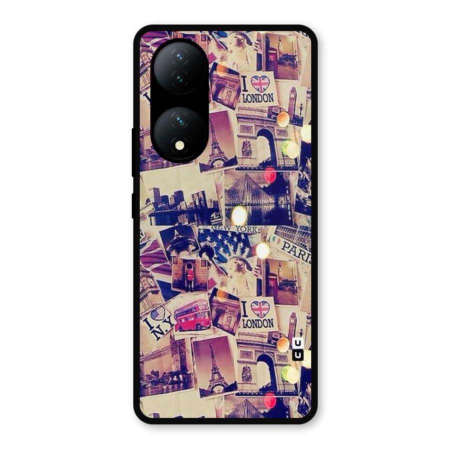 Travel Pictures Metal Back Case for iQOO Z7