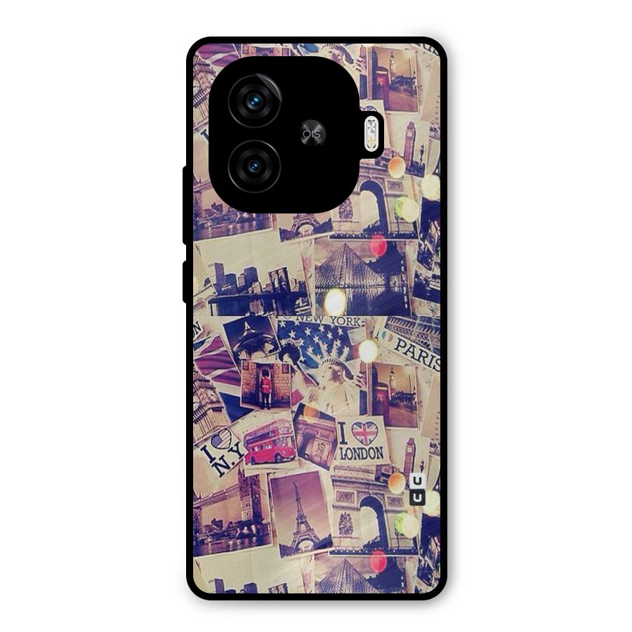 Travel Pictures Metal Back Case for iQOO Z9 Turbo