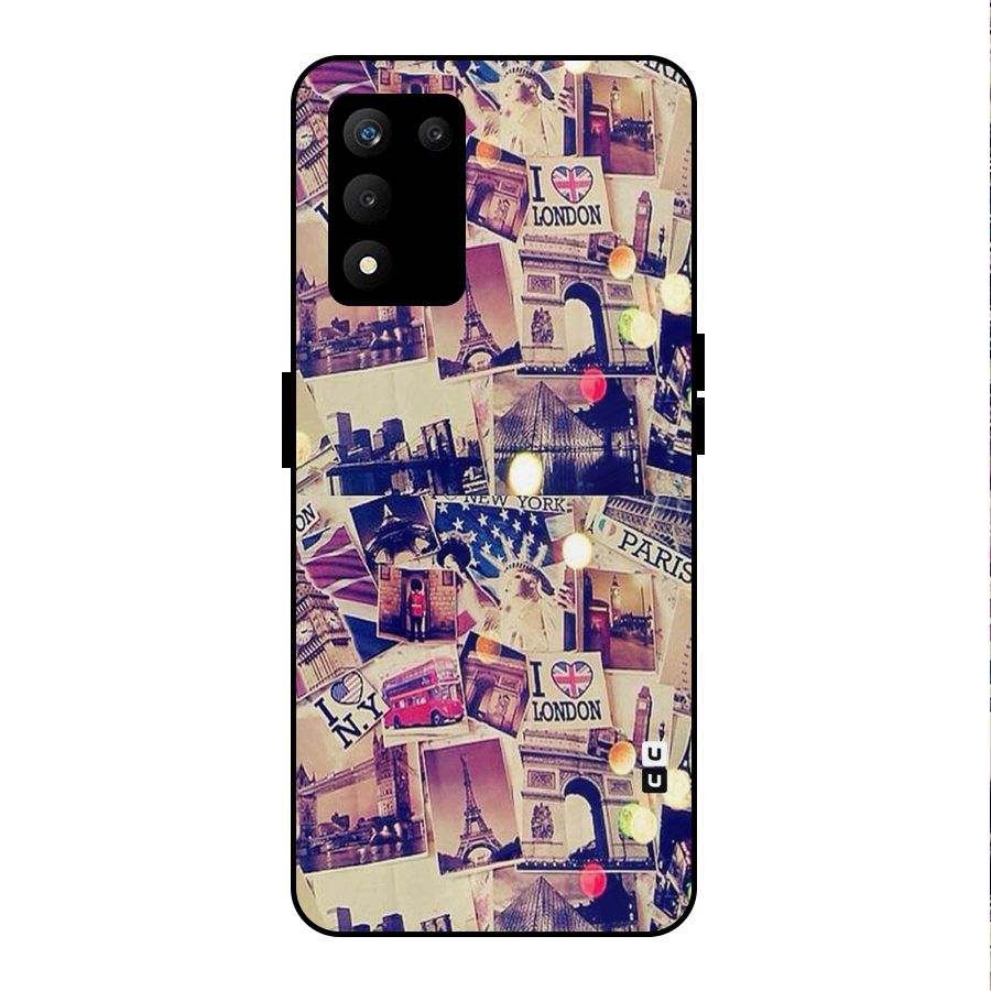 Travel Pictures Metal Back Case for realme 9 5G SE