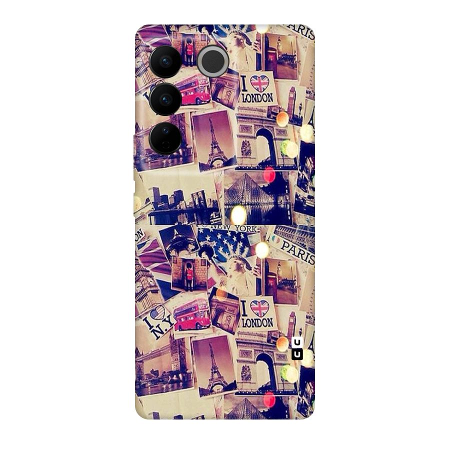 Travel Pictures Original Polycarbonate Back Case for Vivo V27
