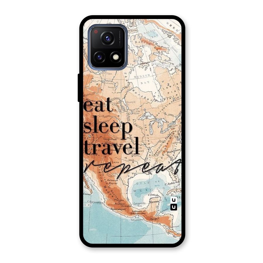 Travel Repeat Glass Back Case for Vivo Y72 5G