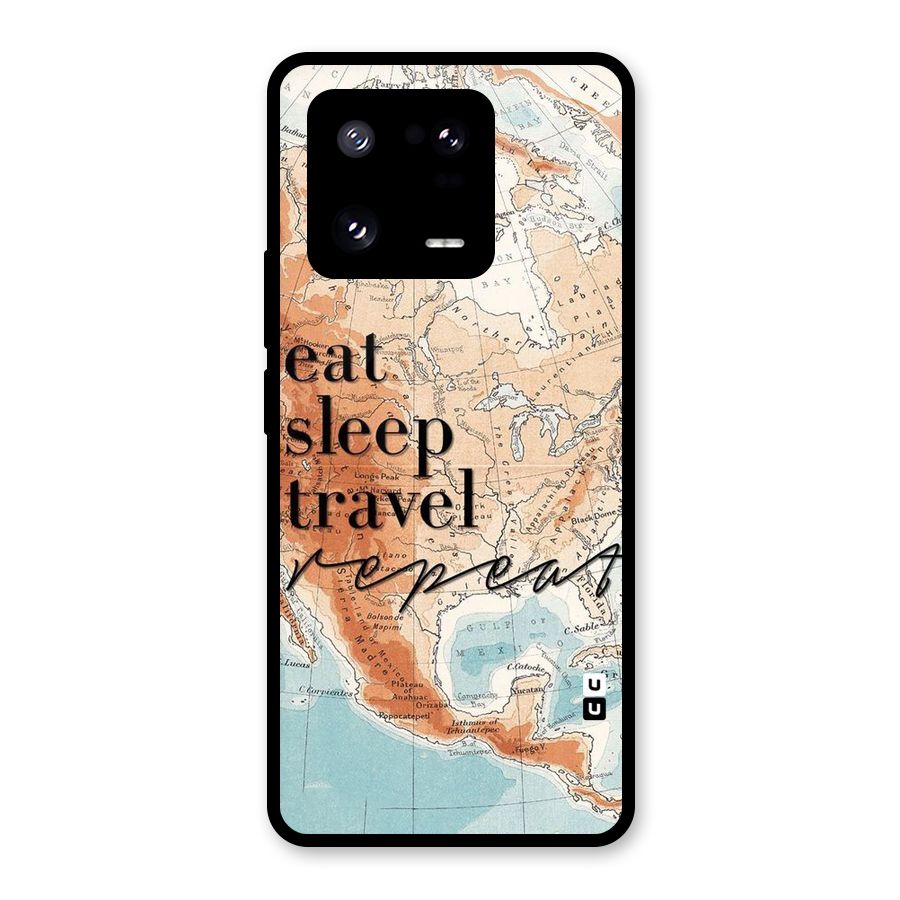 Travel Repeat Glass Back Case for Xiaomi 13 Pro