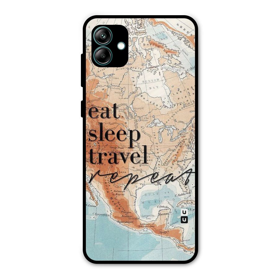 Travel Repeat Metal Back Case for Galaxy A04