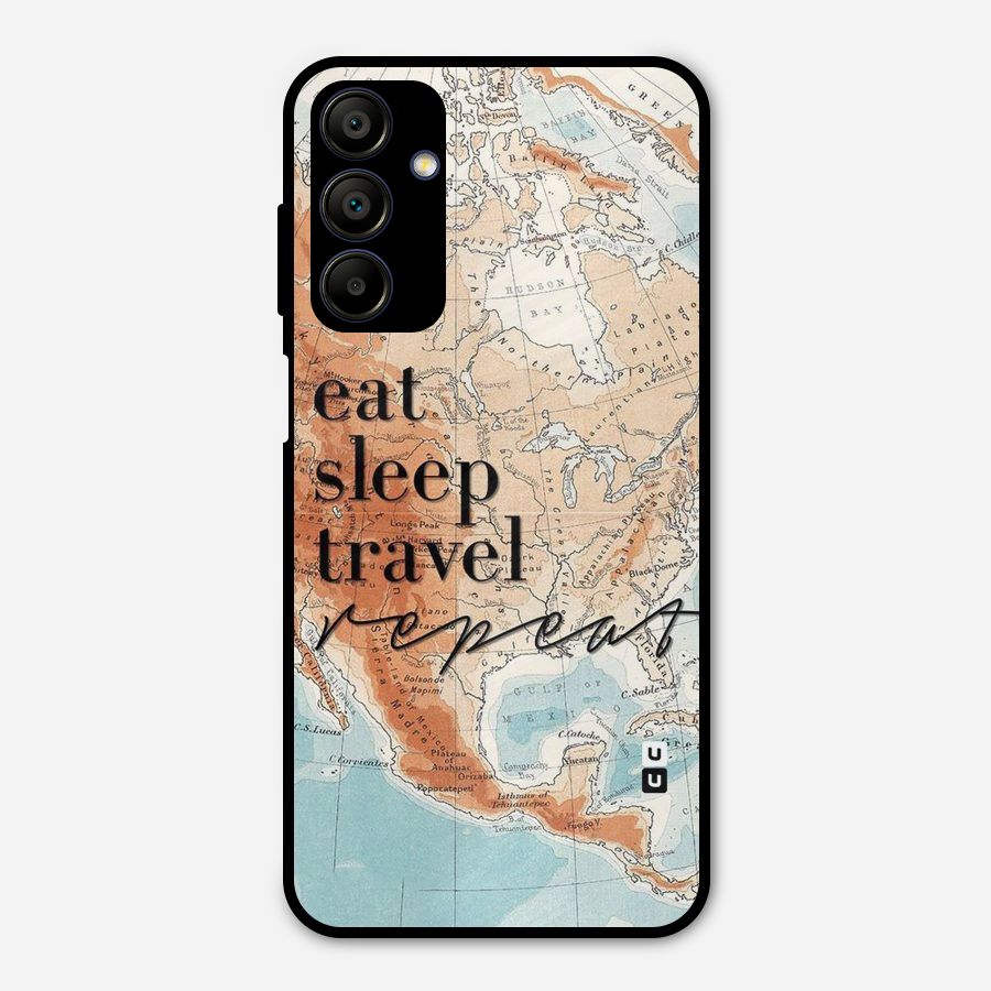 Travel Repeat Metal Back Case for Galaxy A15 5G