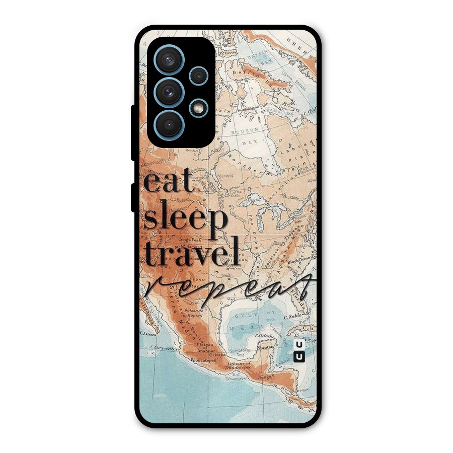 Travel Repeat Metal Back Case for Galaxy A32