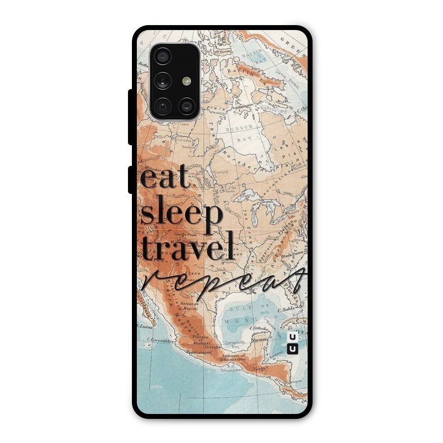 Travel Repeat Metal Back Case for Galaxy A71