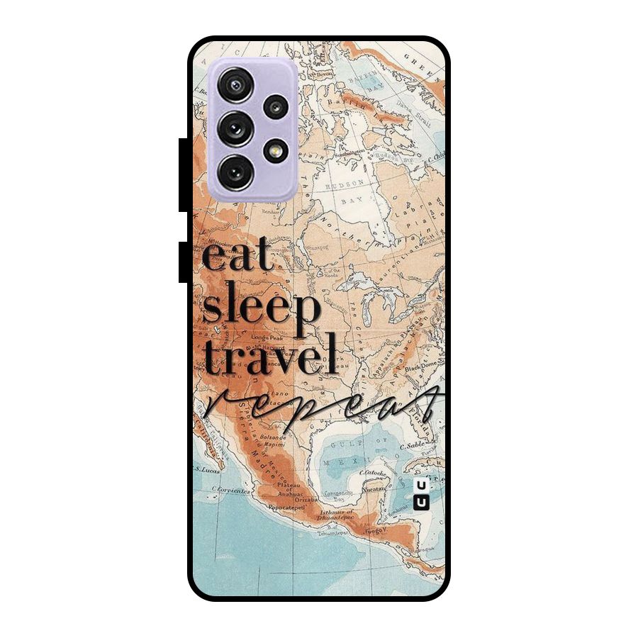 Travel Repeat Metal Back Case for Galaxy A72