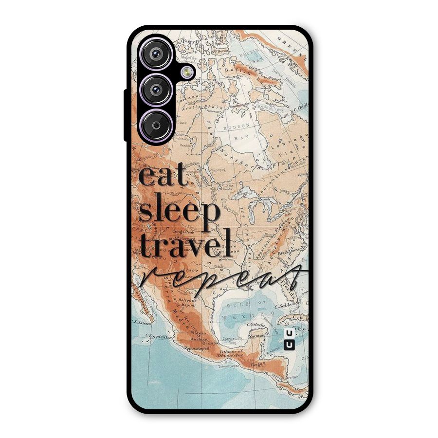 Travel Repeat Metal Back Case for Galaxy F15