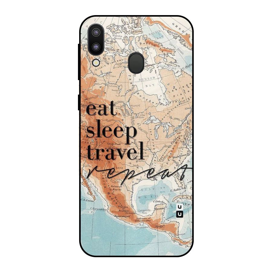 Travel Repeat Metal Back Case for Galaxy M20