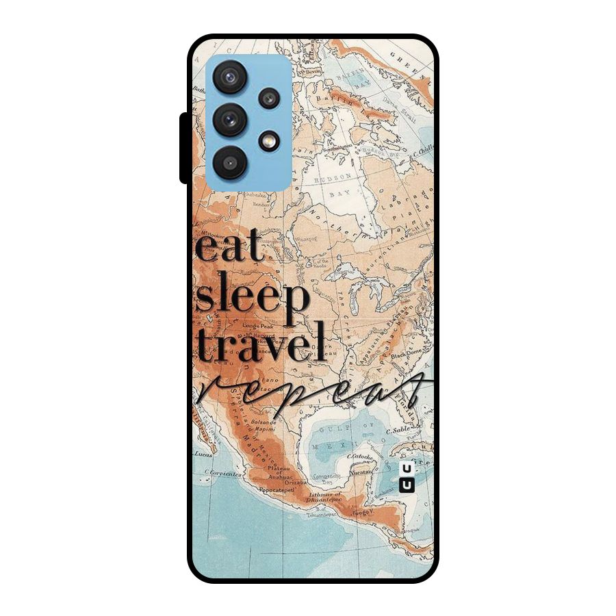 Travel Repeat Metal Back Case for Galaxy M32 5G