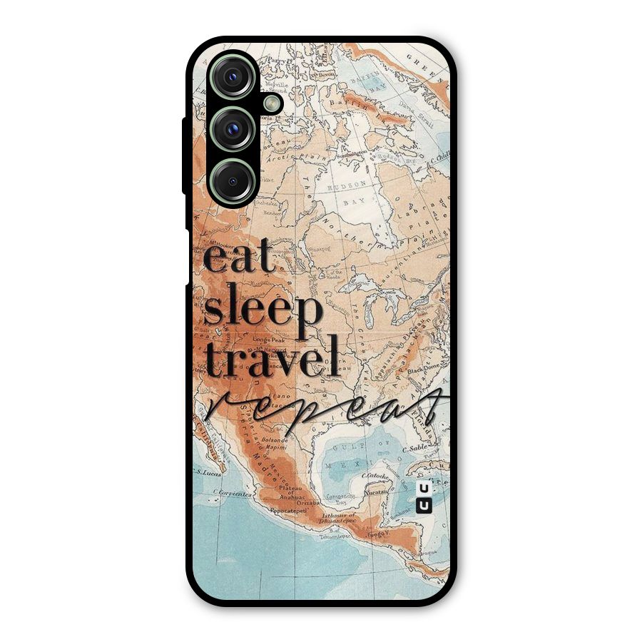 Travel Repeat Metal Back Case for Galaxy M34