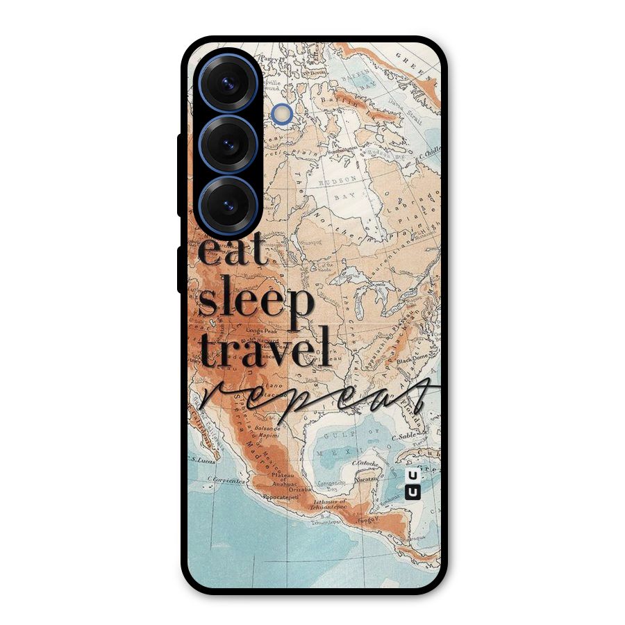 Travel Repeat Metal Back Case for Galaxy S25