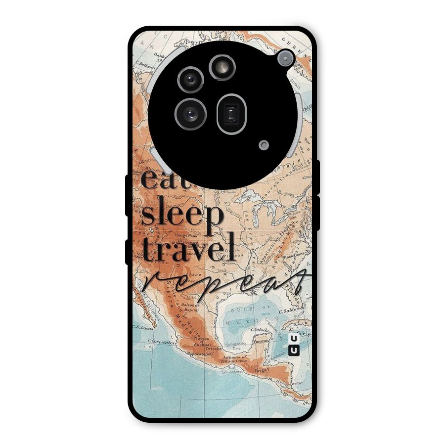Travel Repeat Metal Back Case for Nothing Phone 3a Pro