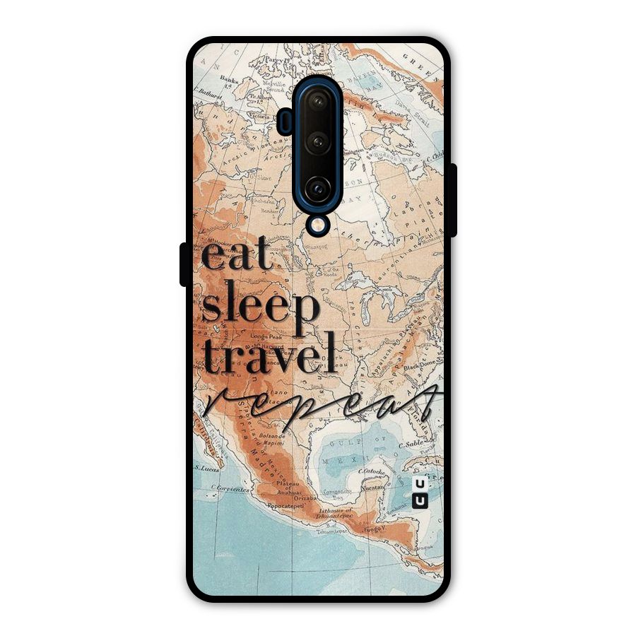 Travel Repeat Metal Back Case for OnePlus 7T Pro