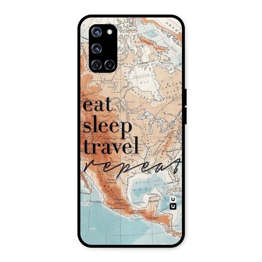 Travel Repeat Metal Back Case for Oppo A52