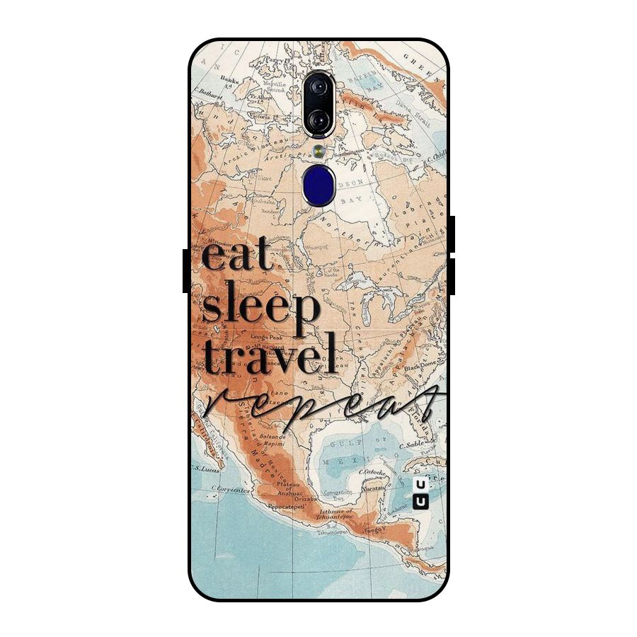 Travel Repeat Metal Back Case for Oppo F11
