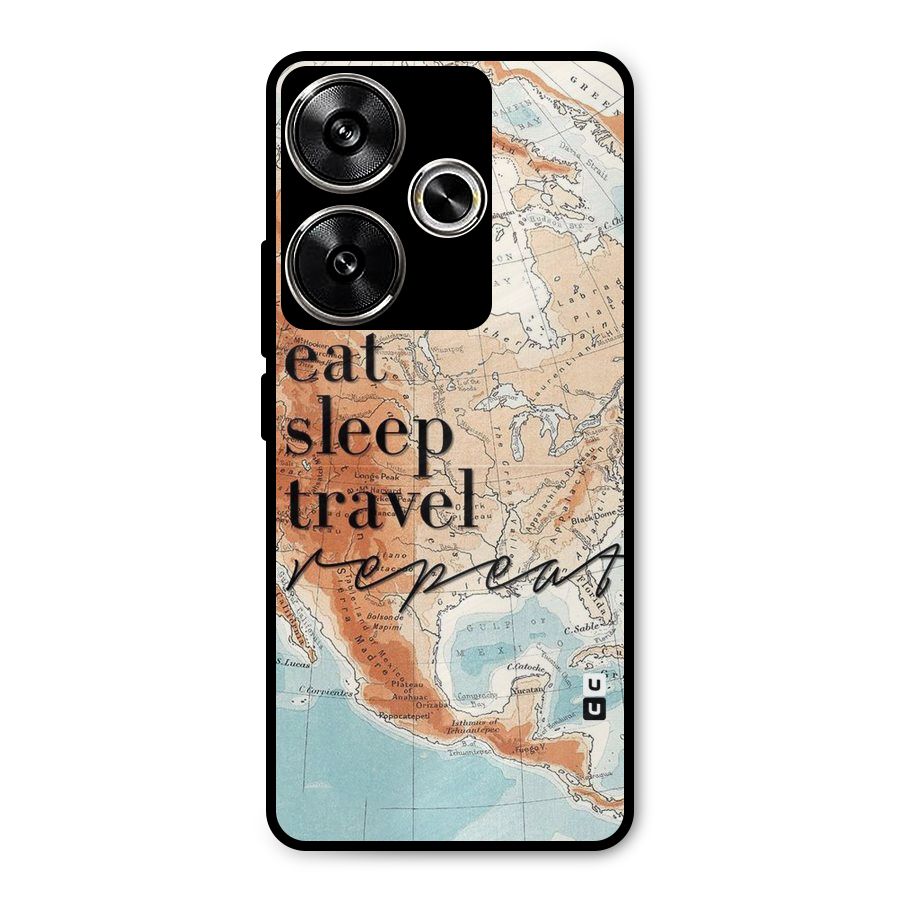 Travel Repeat Metal Back Case for Poco F6