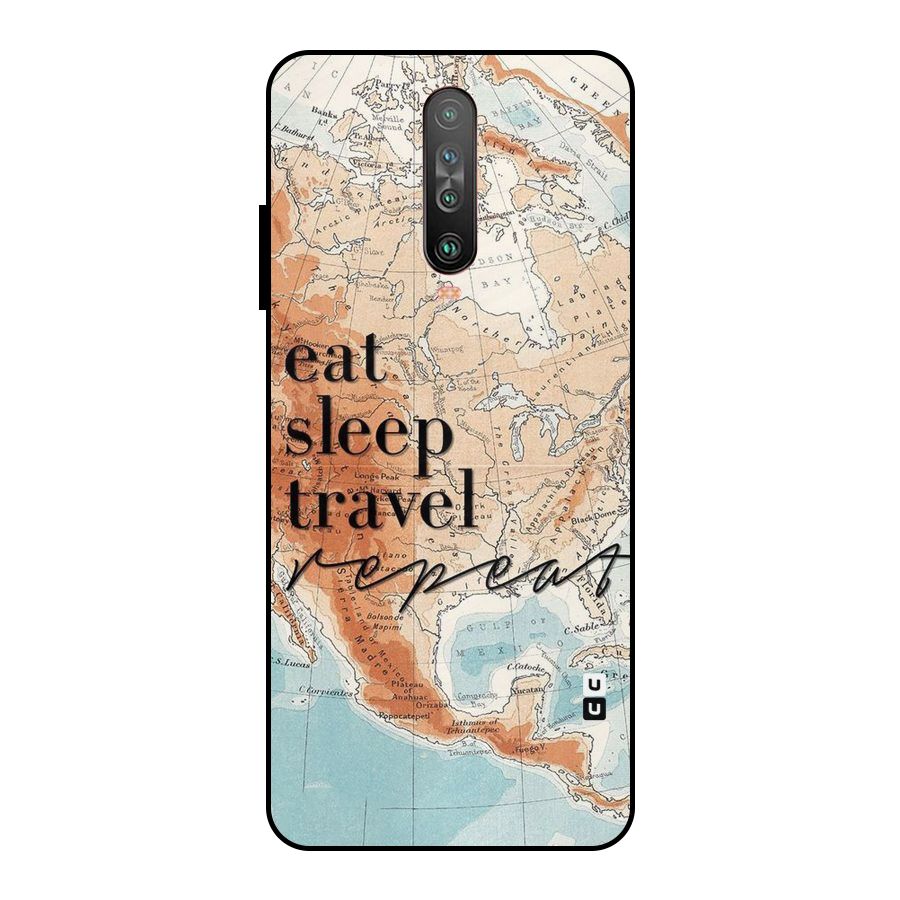 Travel Repeat Metal Back Case for Poco X2